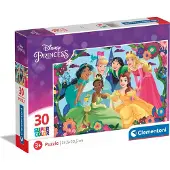 Clementoni - Puzzel - 30 Stukjes - Disney Princess - Kinderpuzzel - Vanaf 3 Jaar