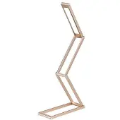 Orion LED-bureaulamp Falto, dimbaar, messing / goud, Woon-/ Eetkamer, Aluminium, Modern, LED tafellamp