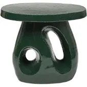 Serax Amé Side Table - Bijzettafels & buffetten Steengoed Dark Green - B4625107-504