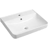 A&n&a aqualine Zen Keramische wastafelmeubel wastafel 60x45cm, wit