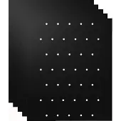 INF Grillmat met gaten antiaanbaklaag Zwart 5-pack