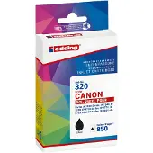 Edding 18-320/18-320-01 EDD-320, zwarte printerpatroon, compatibel met Canon PGI-550 XL