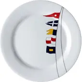Marine Business Regata Flat Dish 6 Units Transparant