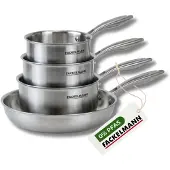 Fackelmann Pan 26 cm van 18/10 roestvrij staal Triply Vita3