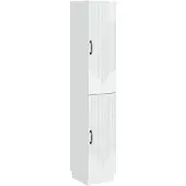 vidaXL Kast Set 2 st Hoogglans Wit Bewerkt hout
