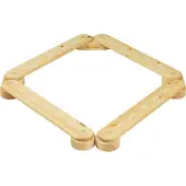 Meowbaby Beam 4-elements Wooden Balance Board Sensoric Beige