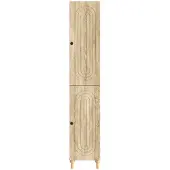vidaXL Kast Set 2 st Sonoma Eiken Bewerkt hout