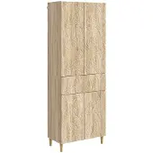vidaXL Kast Set 2 st Bewerkt hout