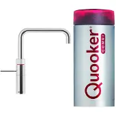 Quooker fusion square chroom met combi + boiler