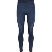 Falke - Wool-Tech Long Tights - Merino-ondergoed XXL, blauw