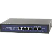 BLOW Schakelaar 4-poorts, PoE, 100 Mbps, 60W, model BL-SW6-4P