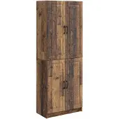 vidaXL Kast Set 2 st Bewerkt hout