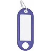 Wedo sleutelhanger met ring, diameter: 18 mm, blauw