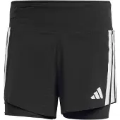 Adidas Sportbroek 'Adizero' groen / zwart / wit