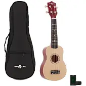 Gear4Music Ukulele Pack by Natural