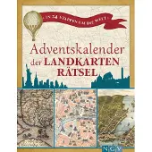 Sonstige Verlage Adventskalender met kaartpuzzels. Een wereldreis in 24 etappes.