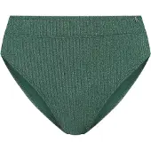 Beachlife Green Glitter High Waist Bottom Dames