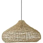 PR Home Mira buiten hanglamp, Lampakanay, stekker, Ø 58 cm, bruin / roest