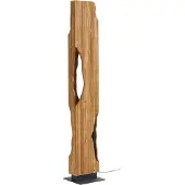 LUCANDE Vloerlampe , Tarry, Hout, Woonkamer, Hout, Landhuis / Rustiek