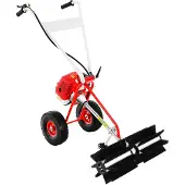 OEM Hofstofzuiger, robuuste constructie, efficiënte reiniging, rood