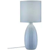 PR Home Tafellamp Uno, blauw, Woon-/ Eetkamer, Keramiek, Modern, Tafellamp