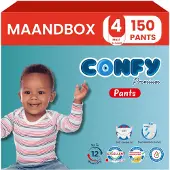 Confy 5x Premium Luierbroekjes Maat 4 Maxi 9-14kg 30 Stuks