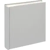 Walther design ME-510-D Cloth - Memo insteekalbum - Formaat 23 x 22 cm - 200 foto's 10 x 15 cm - Grijs