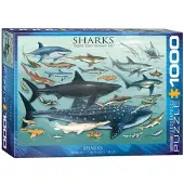 Eurographics Sharks Puzzel (1000 stukjes)