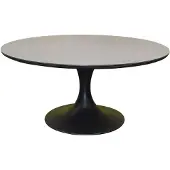 AVH-Collectie Flair dining tuintafel rond 158 cm antraciet keramiek