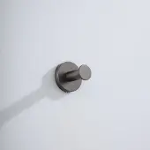 Saniclear Iron handdoekhaak verouderd ijzer - gunmetal