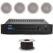 SubZero 40W 100V 5" Ceiling Speaker System