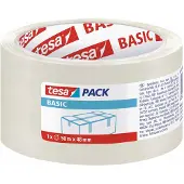 TESA Basic Pakkingstape 48mm x 50m Transparant - Hoge Kwaliteit