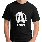 Universal Nutrition Animal Basic Logo T-Shirt - Zwart - XXL