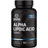 Pure Alpha Lipoic Acid 300mg - 100 v-caps