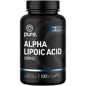 Pure Alpha Lipoic Acid 600mg - 100 v-caps
