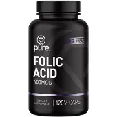 Pure Folic Acid (Foliumzuur) - 120 v-caps