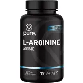 Pure L-Arginine 500mg - 100 v-caps