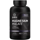 Pure Magnesium Malate 115mg - 180 v-caps