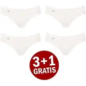 Sloggi Basic+ Dames Mini slip - 4-pack - Wit