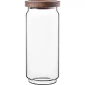 Kadax Glazen bak met deksel 950ml <20><1200>