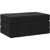 vidaXL Vouwbare Sofa Bed 100 x 67 x 45 cm Zwart