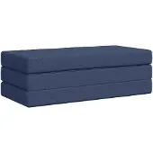 vidaXL Vouwbare Sofa Bed 120 x 67 x 45 cm Blauw