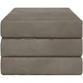 vidaXL Vouwbare Sofa Bed 80 x 67 x 45 cm Lichtgrijs