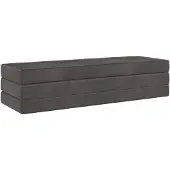 vidaXL Vouwbare Sofa Bed 200 x 67 x 45 cm Donkergrijs
