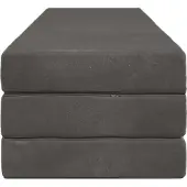 vidaXL Vouwbare Sofa Bed 180 x 67 x 45 cm Donkergrijs