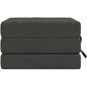 vidaXL Vouwbare Sofa Bed 90 x 67 x 45 cm Donkergrijs
