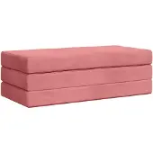 vidaXL Vouwbare Sofa Bed 120 x 67 x 45 cm Roze