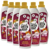 Marcel's Green Soap 6x Wasmiddel Mandarin & Osmanthus 23 Wasbeurten 1 Liter