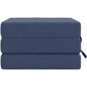 vidaXL Vouwbare Sofa Bed 75 x 63 x 45 cm Blauw