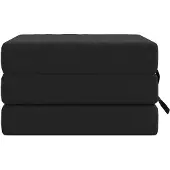 vidaXL Vouwbare Sofa Bed 75 x 67 x 45 cm Zwart